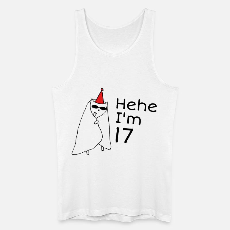 17-jähriges Jubiläum – 17-jähriges Jubiläumsgeschenk - Männer Bio Tank Top - Weiß