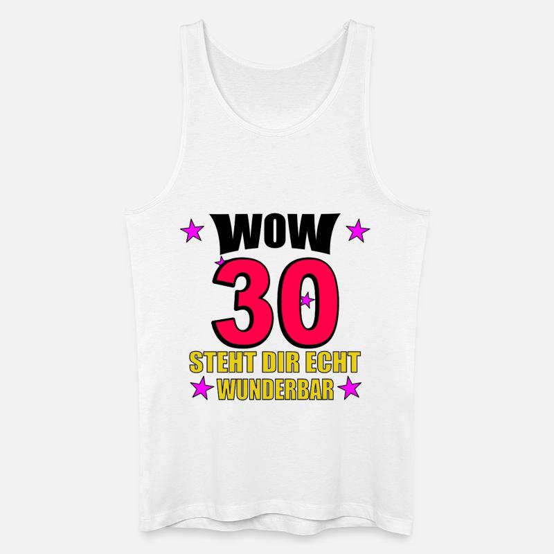 Steht Dir Echt Wunderbar - Männer Bio Tank Top - Weiß