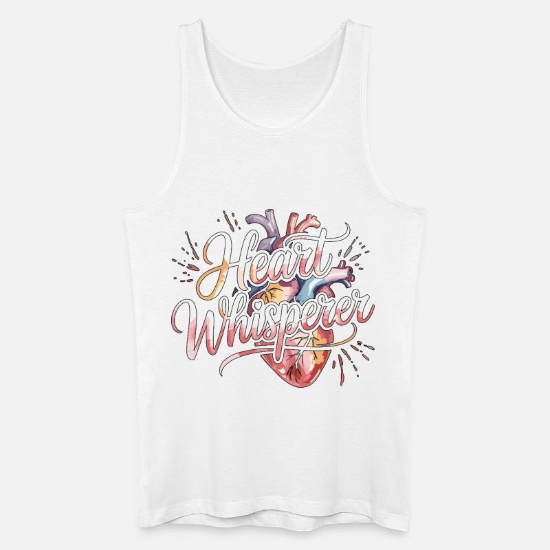 Cardiac Tech Heart Whisperer Pacemaker Technician - Männer Bio Tank Top - Weiß