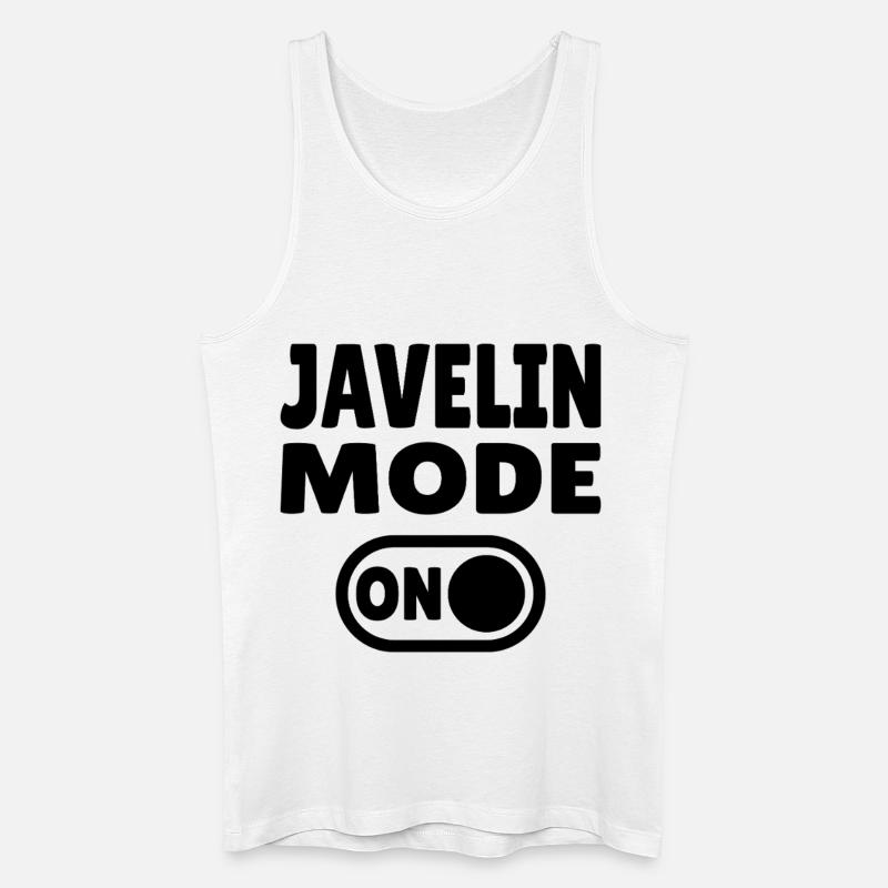 Javelin Mode ON - Speerwerfen - Männer Bio Tank Top - Weiß