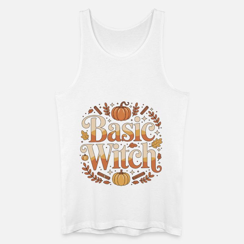 Witchcraft Basic Witch Enchanted Tarot Reading - Men’s Organic Tank Top - white