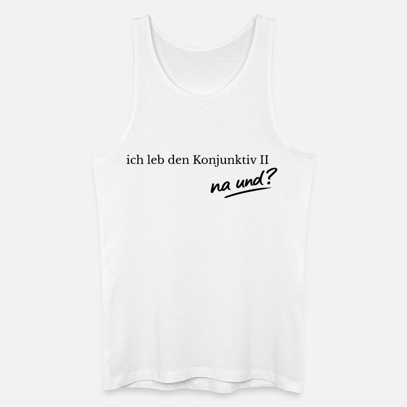 Konjunktiv2 - Männer Bio Tank Top - Weiß