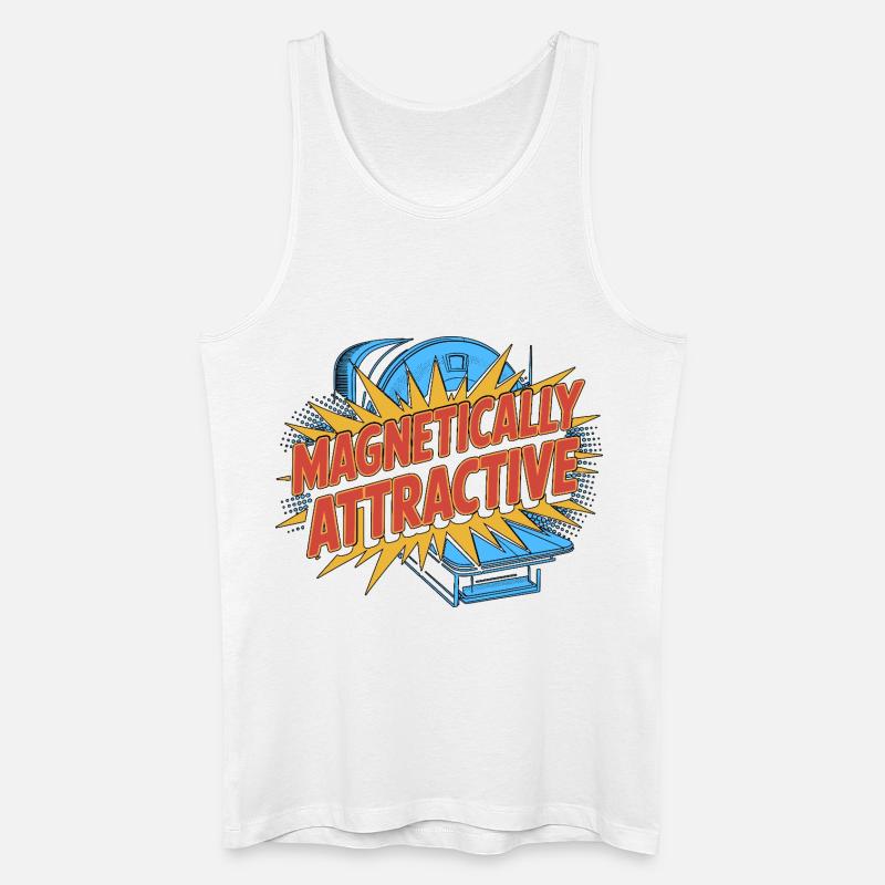 MRI Tech Magnetically Attractive MRI Technologist - Männer Bio Tank Top - Weiß