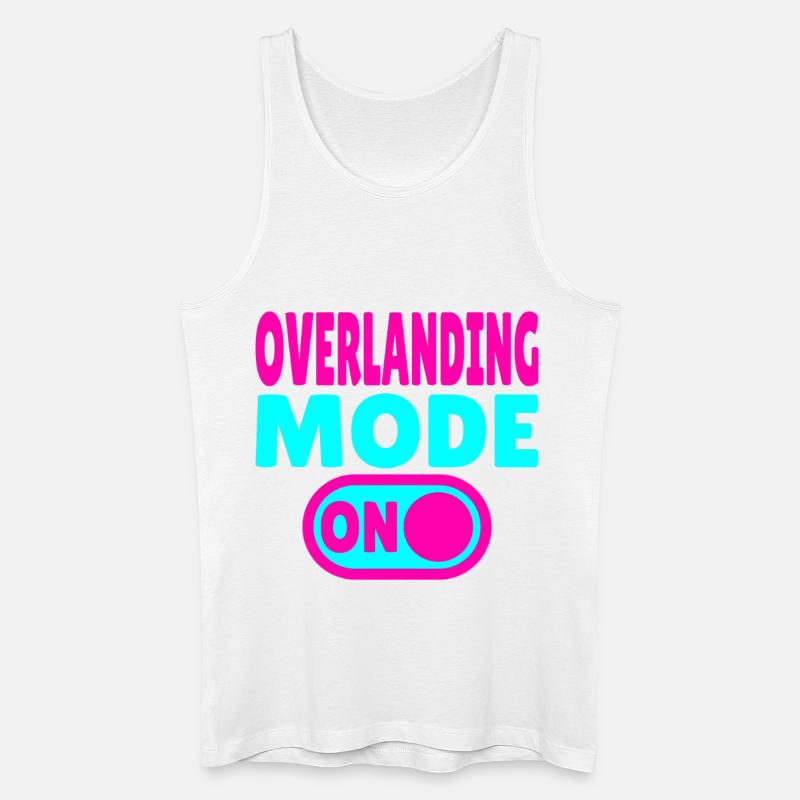 Mode Overlanding ACTIVÉ – Passer à l’aventure - Débardeur bio Homme - blanc