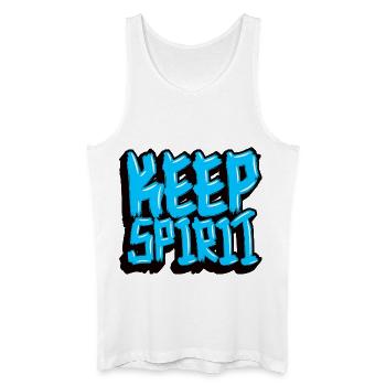 Mode - Männer Bio Tank Top - Weiß - Vorne