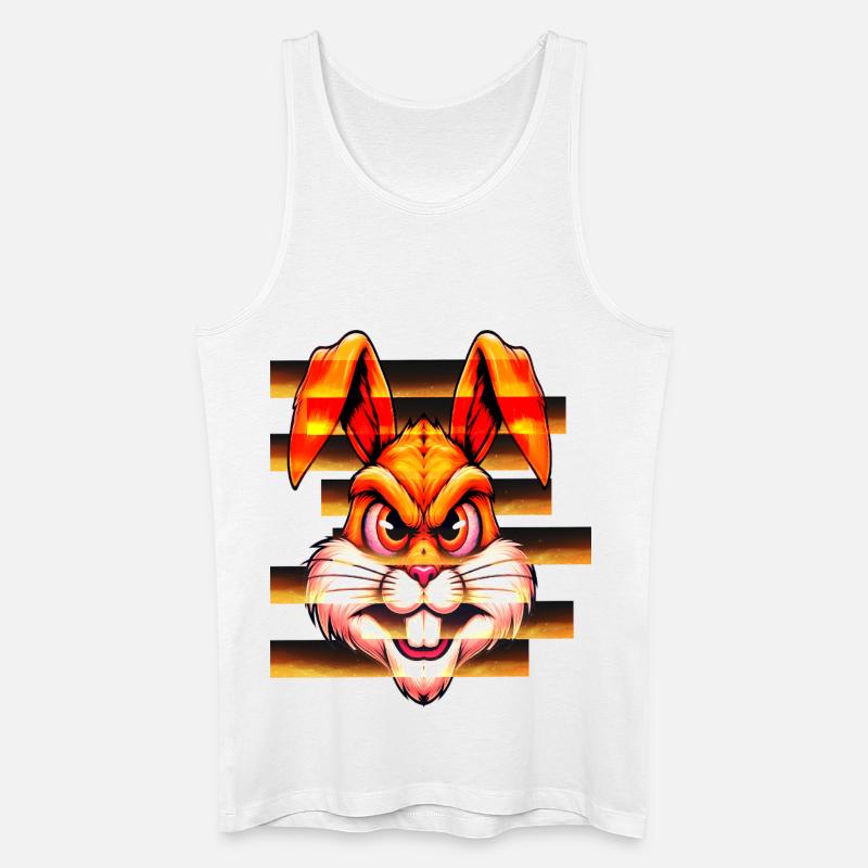 cool-custom-illustration-for-tshirt-de - Männer Bio Tank Top - Weiß