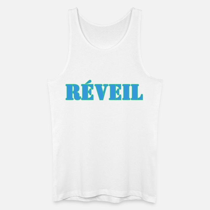 Wecker - Männer Bio Tank Top - Weiß