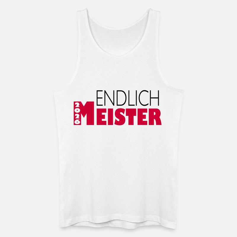 Endlich Meister 2026 - Männer Bio Tank Top - Weiß