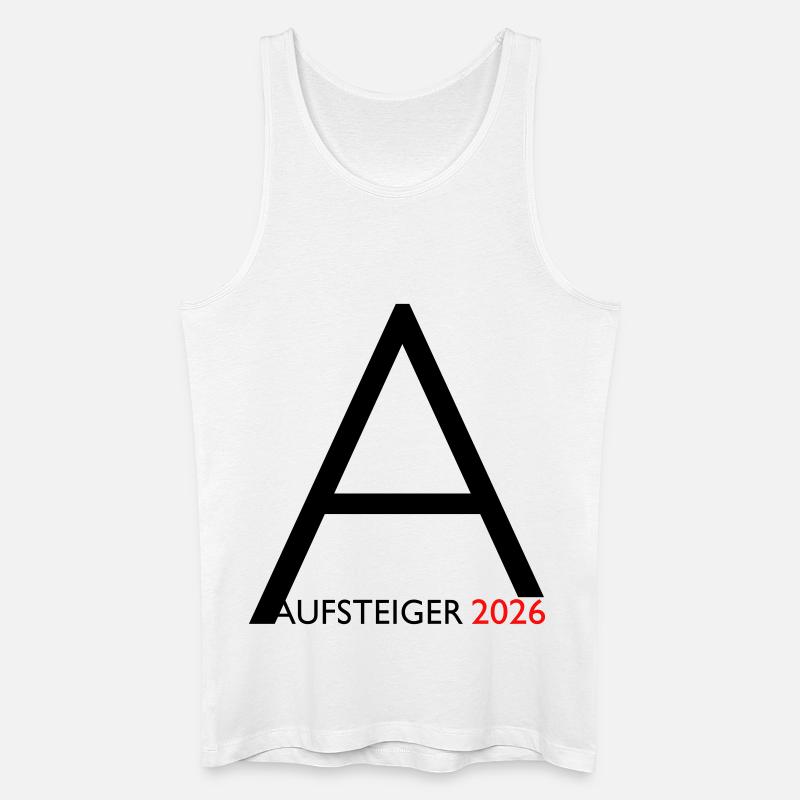 Aufsteiger 2026 Aufstieg - Männer Bio Tank Top - Weiß