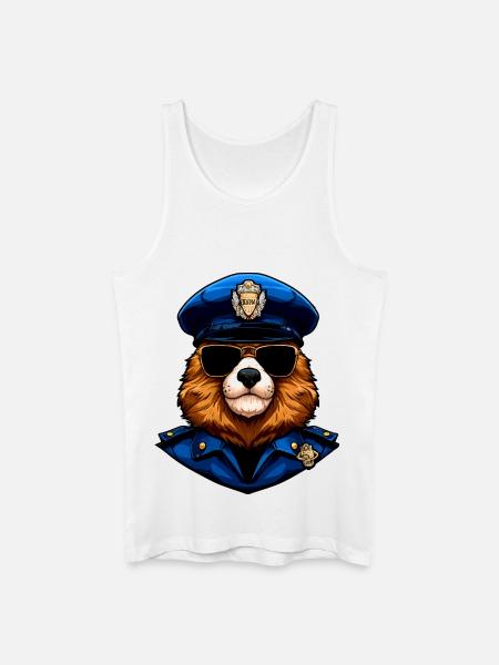 Marmots Police - Men’s Organic Tank Top - white