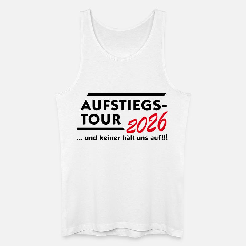 Aufstiegstour 2026 - Männer Bio Tank Top - Weiß