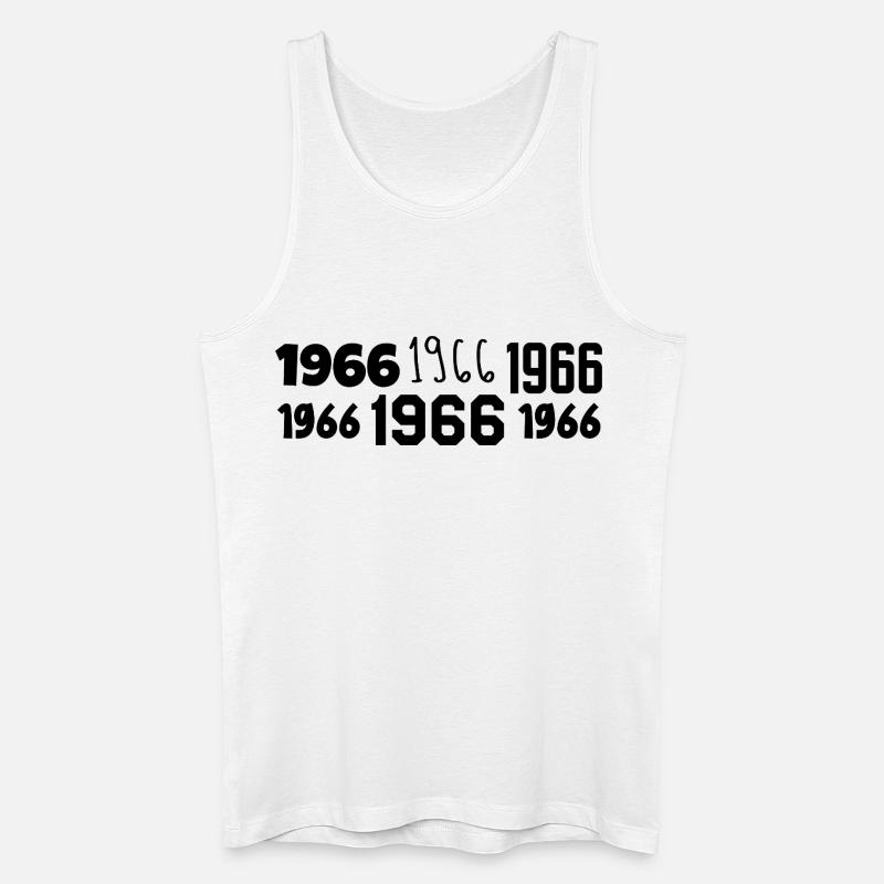 1966 – Großartig seit 1966 - Männer Bio Tank Top - Weiß