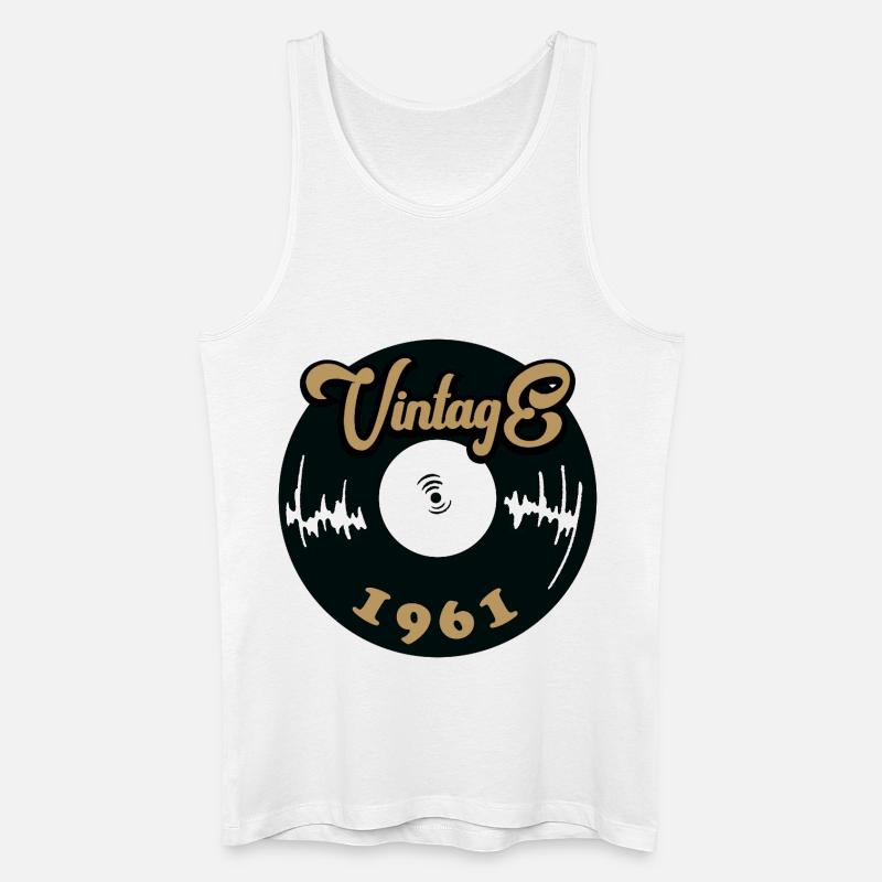 1961 Würfel - Männer Bio Tank Top - Weiß