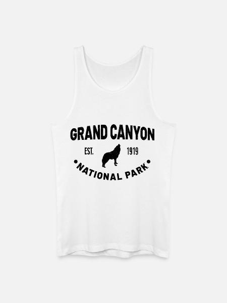 Grand Canyon National Park Established 1919 - Men’s Organic Tank Top - white