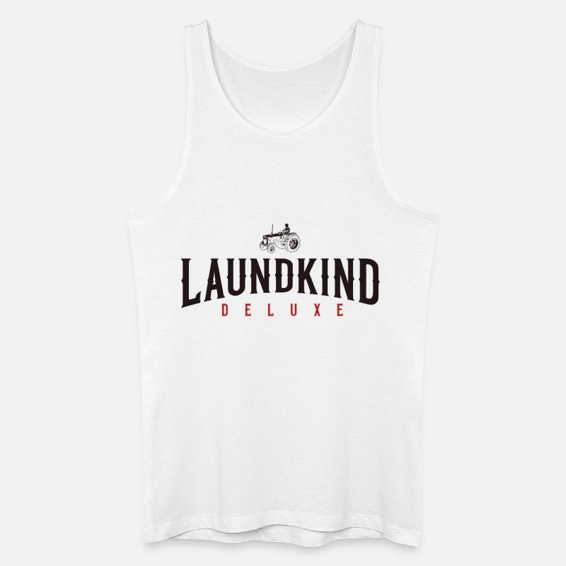 Laundkind - Canotta ecologica da uomo - bianco