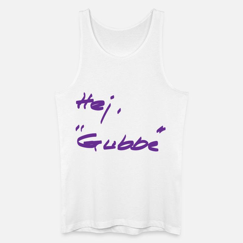 Begrüßung - anders - schwedisch - Männer Bio Tank Top - Weiß