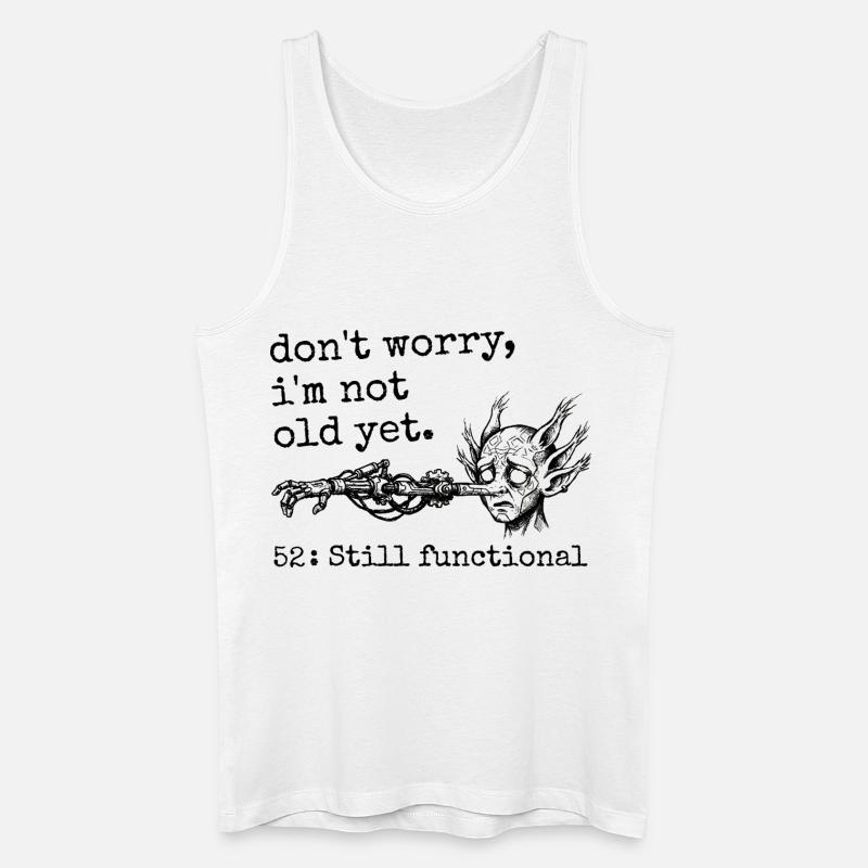 52. Jubiläum – 52. Jubiläums-Humorgeschenk - Männer Bio Tank Top - Weiß