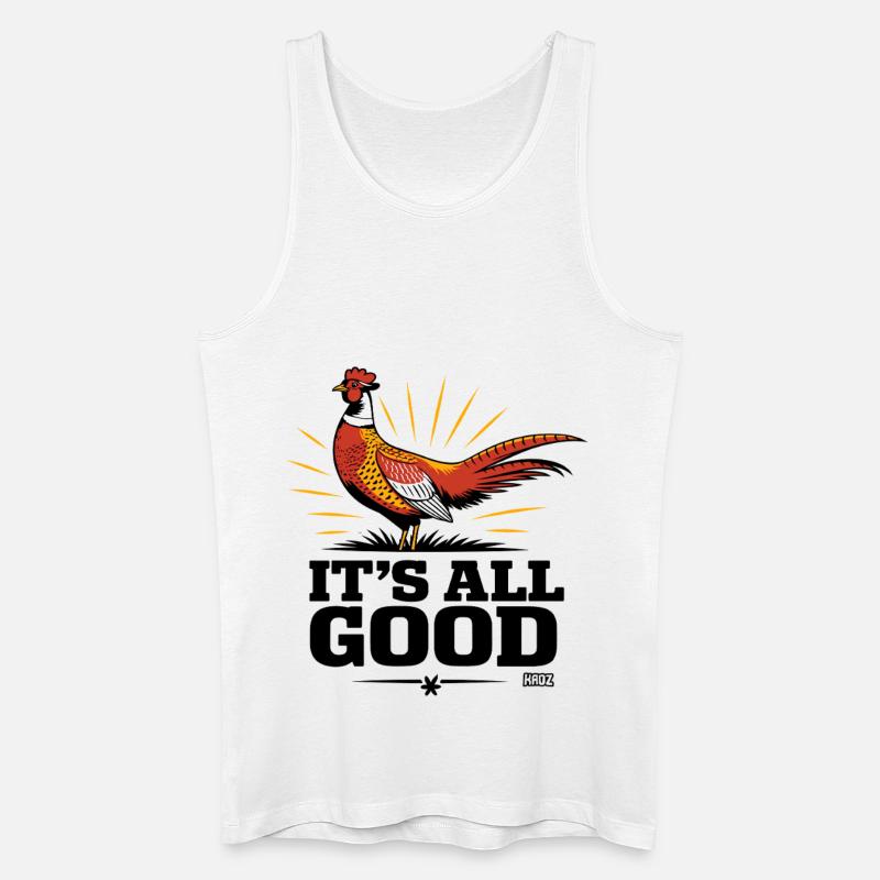 Karmesinroter Phönix-Ausbruch - Männer Bio Tank Top - Weiß