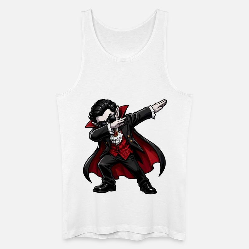 Dabbing Vampire - Men’s Organic Tank Top - white