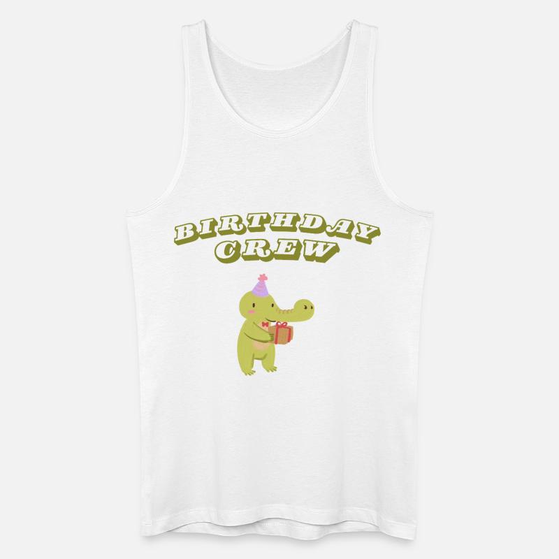 Birthday Crew - Men’s Organic Tank Top - white