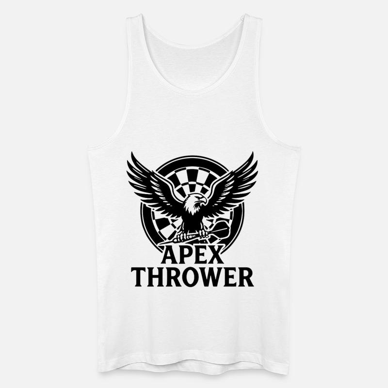 Darts Apex Thrower - Männer Bio Tank Top - Weiß
