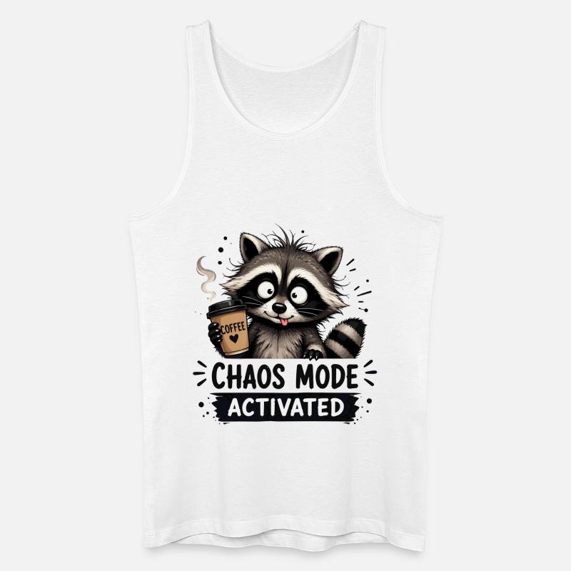 Mayhem Mode Enabled - Men’s Organic Tank Top - white