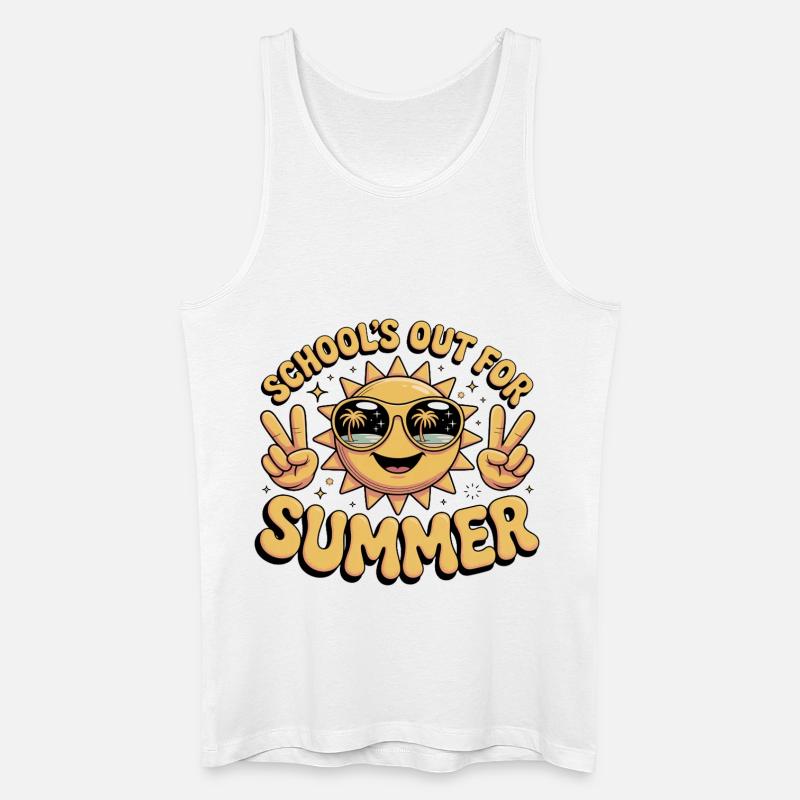 Sommer - Männer Bio Tank Top - Weiß
