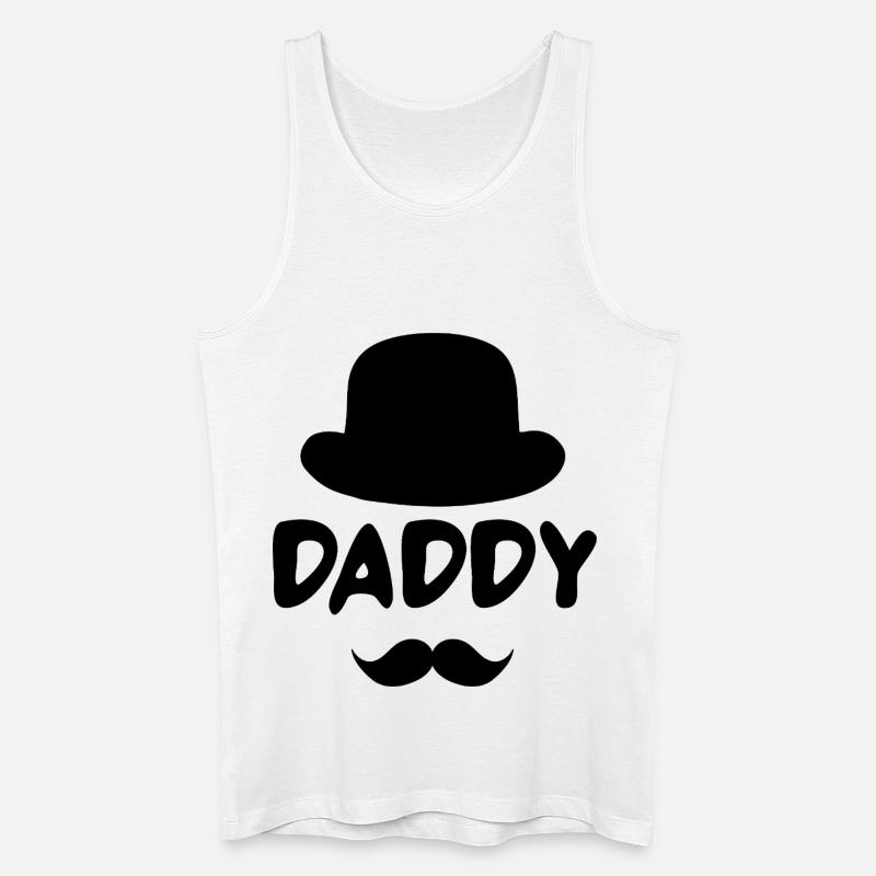 BESTER DAD - Männer Bio Tank Top - Weiß
