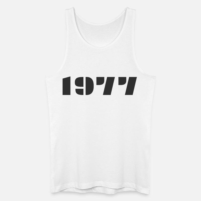 1977 - Männer Bio Tank Top - Weiß