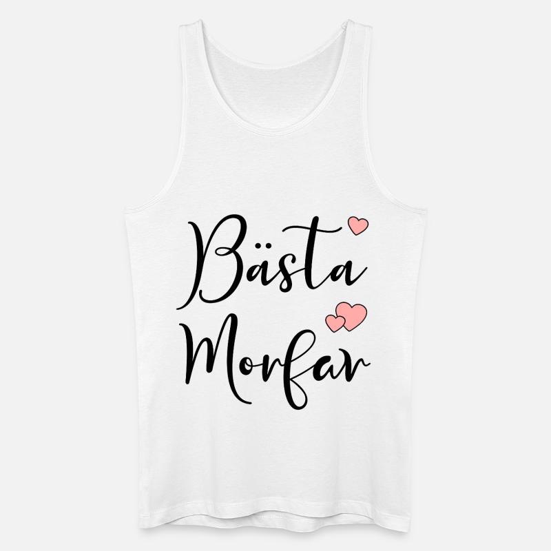 Schweden Bester Großvater - Männer Bio Tank Top - Weiß