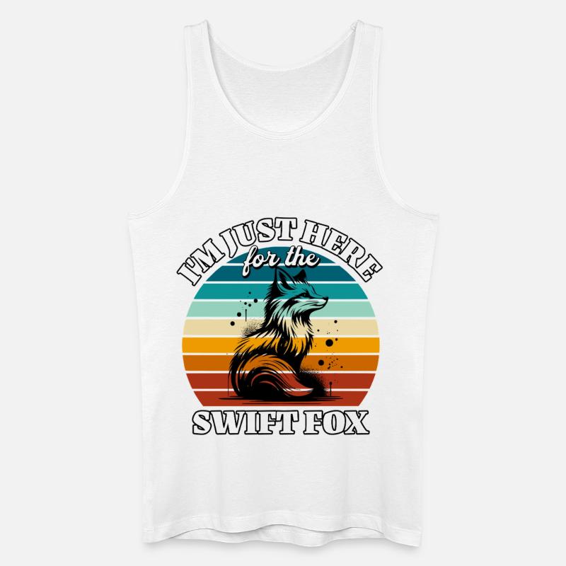 Lustige Swiftfuchs Sprüche - Männer Bio Tank Top - Weiß