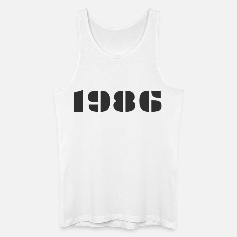 1986 - Männer Bio Tank Top - Weiß