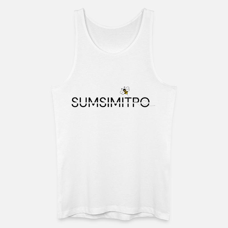 SUMSIMITPO - Männer Bio Tank Top - Weiß
