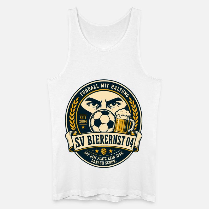 SV Bierernst 04 - Männer Bio Tank Top - Weiß