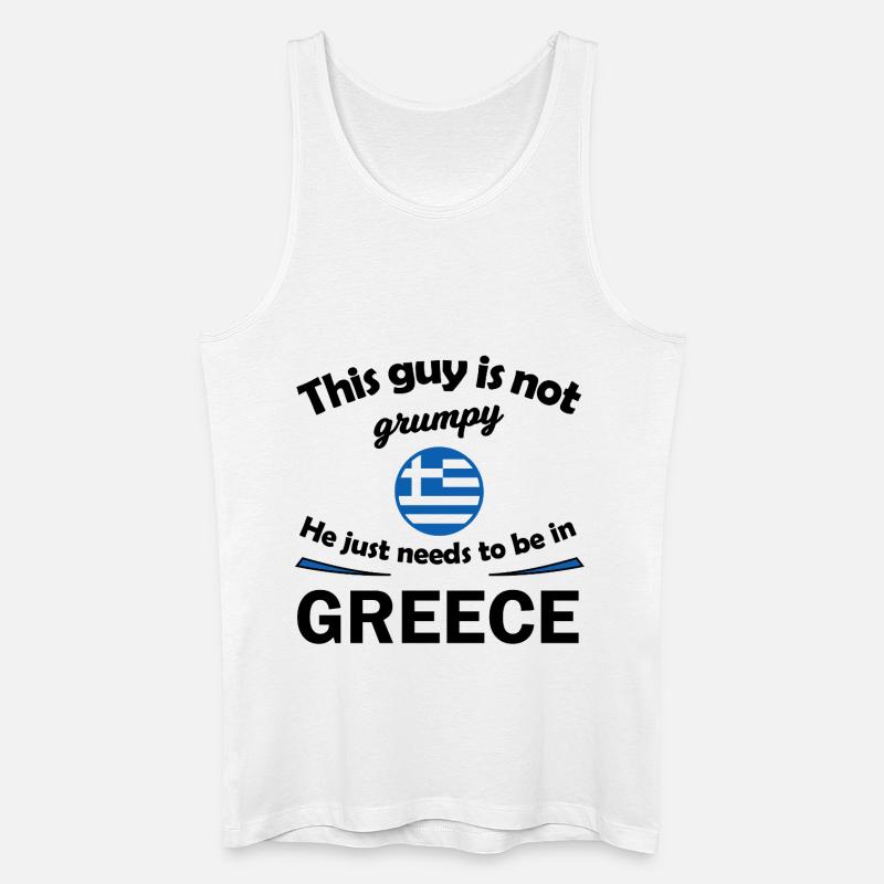 Supporters de Grèce - Débardeur bio Homme - blanc