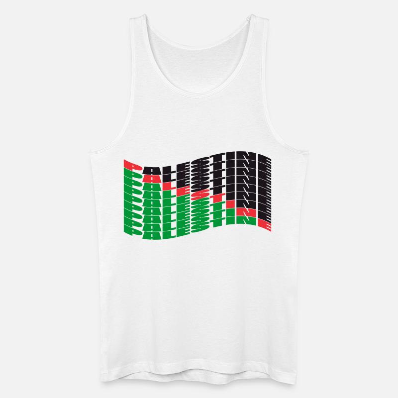 Palästina - Männer Bio Tank Top - Weiß