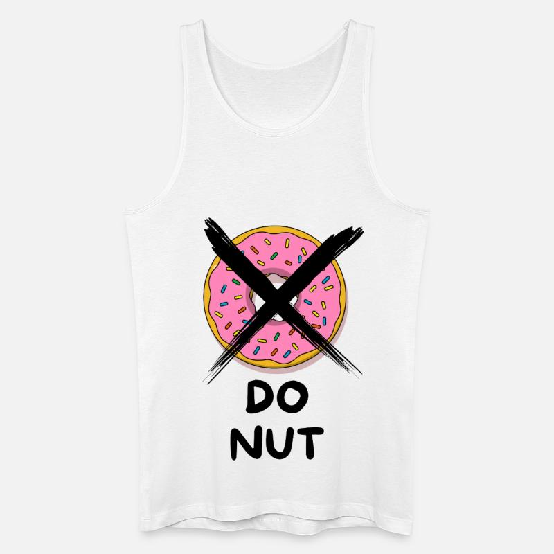 Do_Nut - Männer Bio Tank Top - Weiß