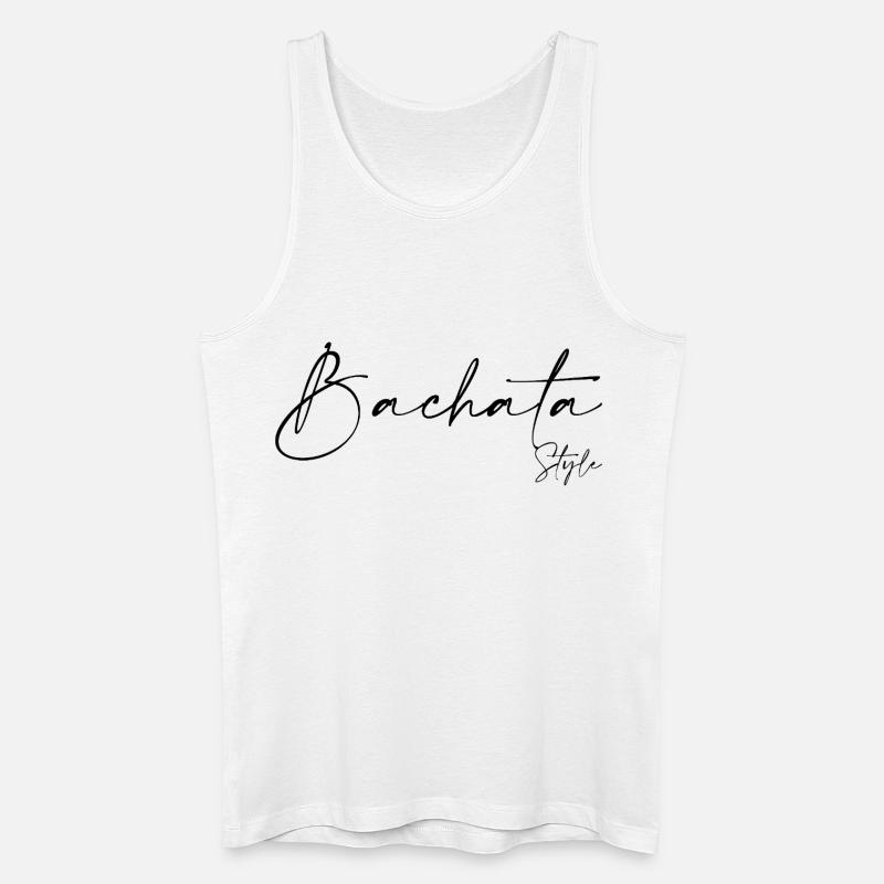 Bachata - Männer Bio Tank Top - Weiß