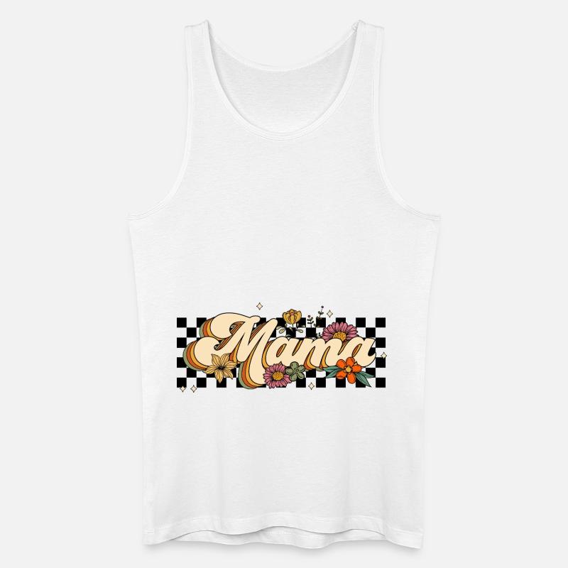 Mama - Männer Bio Tank Top - Weiß