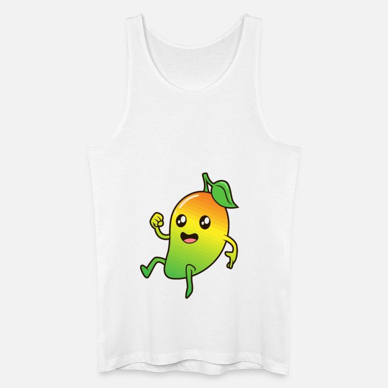 Kawaii Comic Mango - Männer Bio Tank Top - Weiß