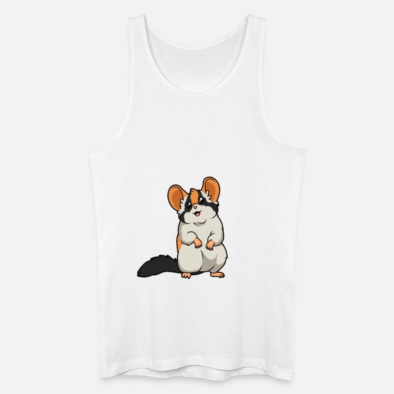 Kawaii Baumschläfer - Männer Bio Tank Top - Weiß