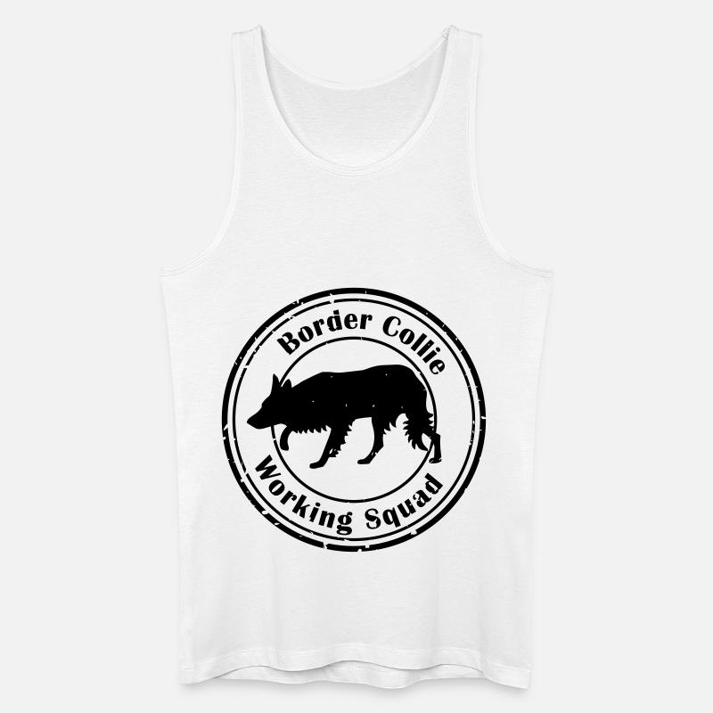 BC Working Squad - Männer Bio Tank Top - Weiß