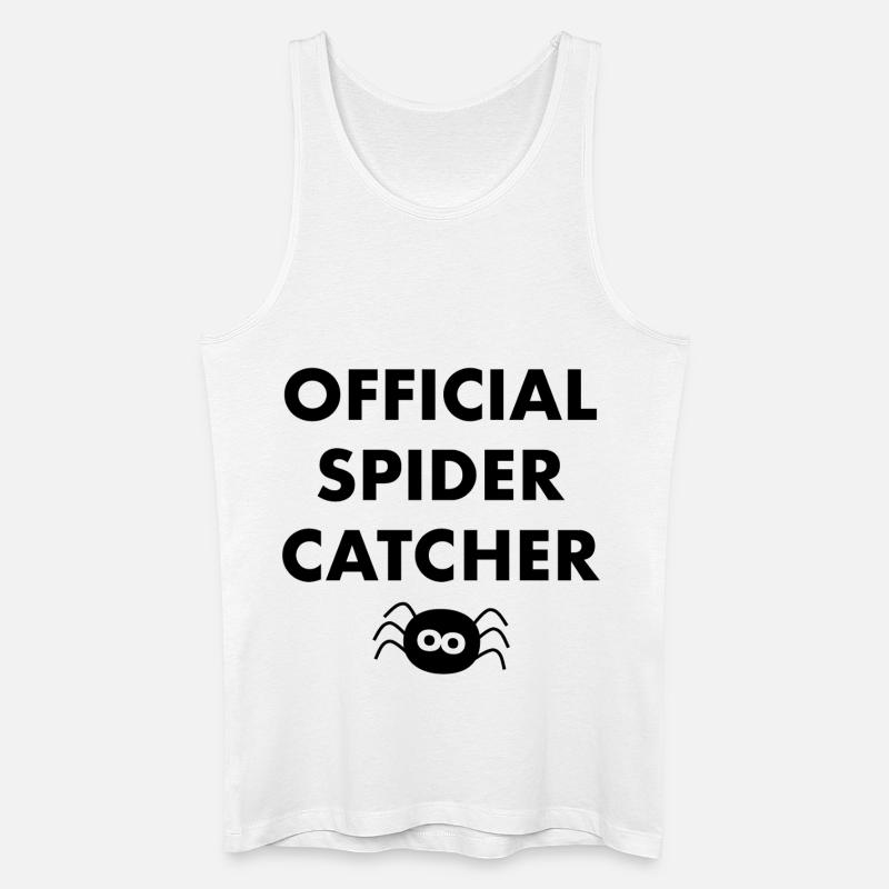 Offizieller Spinnenfänger - Männer Bio Tank Top - Weiß