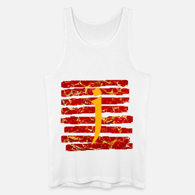 Stripes E 232 J - Men’s Organic Tank Top - white