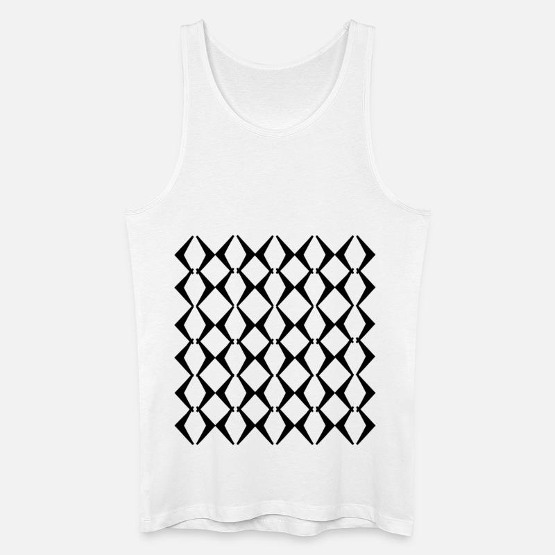 Uni Mode - Männer Bio Tank Top - Weiß