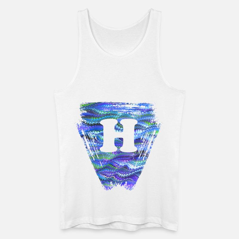 Triangle E 103 h - Men’s Organic Tank Top - white