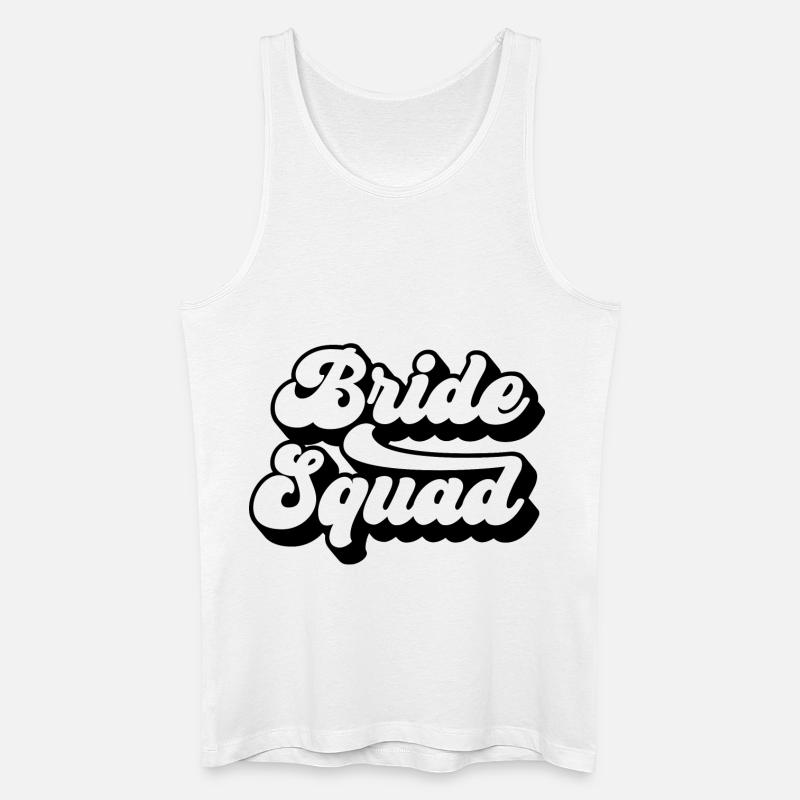 Bride Squad - Junggesellinnenabschied - Männer Bio Tank Top - Weiß