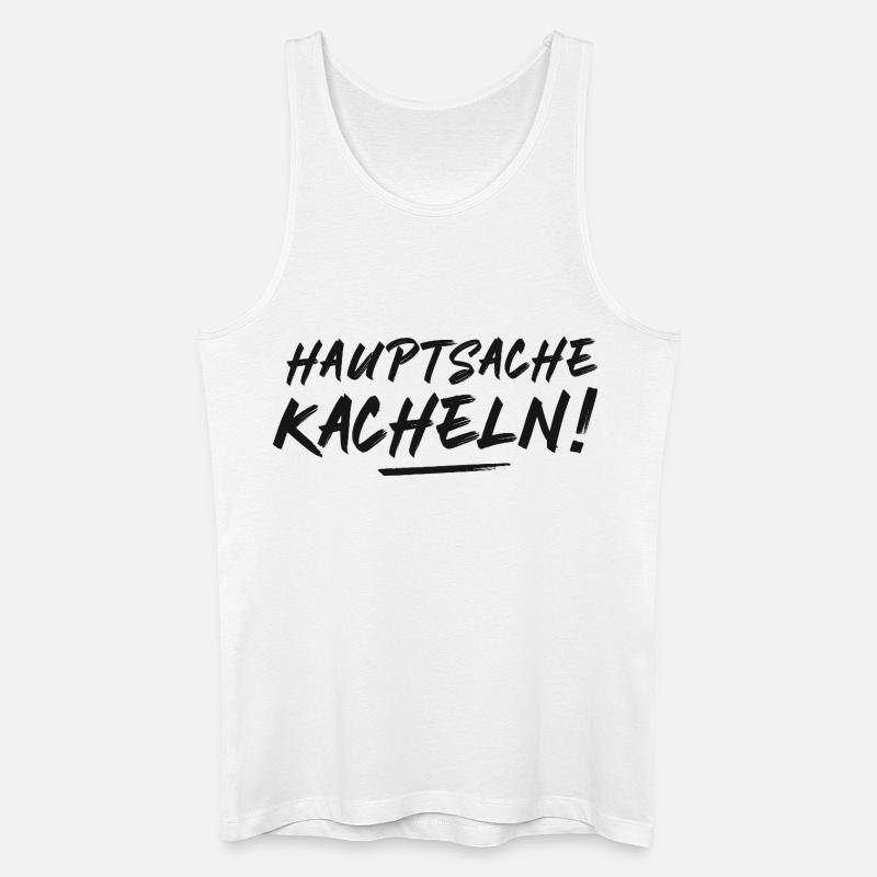 Fliesenleger Geschenk - Männer Bio Tank Top - Weiß