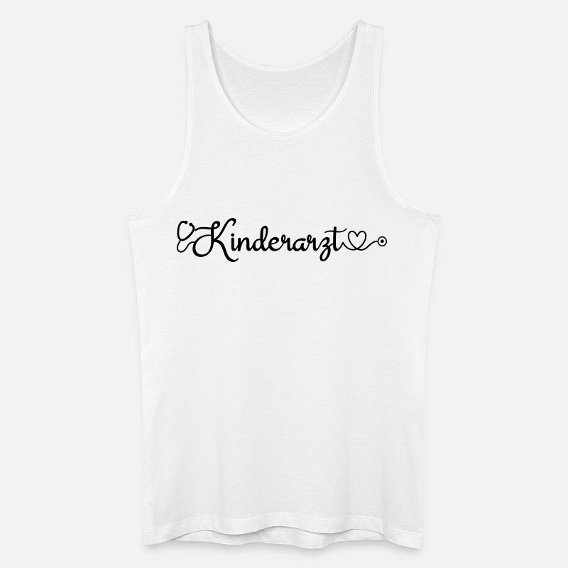 Kinderarzt - Männer Bio Tank Top - Weiß