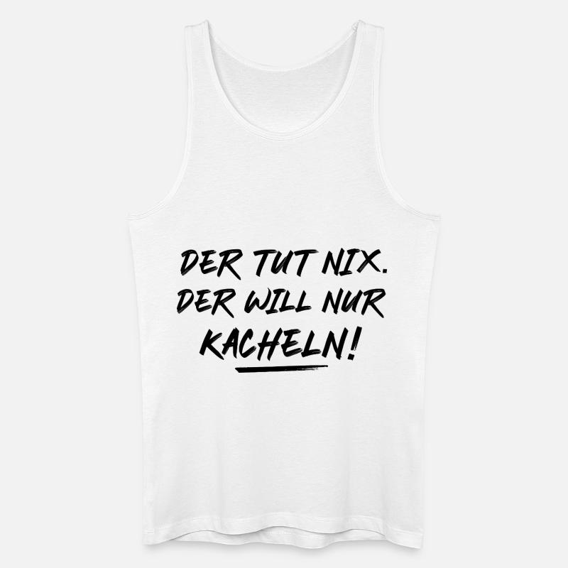 Fliesenleger Geschenkidee - Männer Bio Tank Top - Weiß